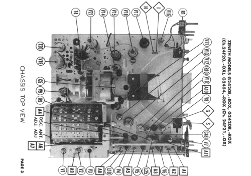 G2420R 'Newport' Ch= 24G20; Zenith Radio Corp.; (ID = 1777030) Television