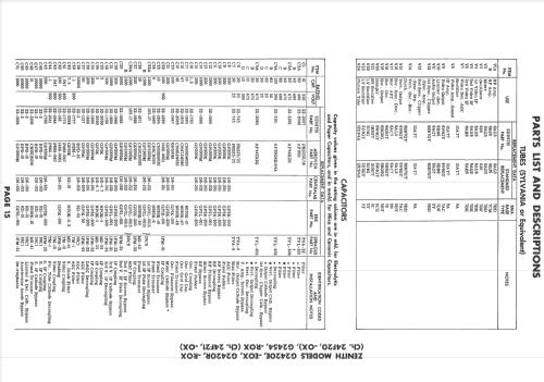 G2454 Ch= 24G21; Zenith Radio Corp.; (ID = 1777014) Television