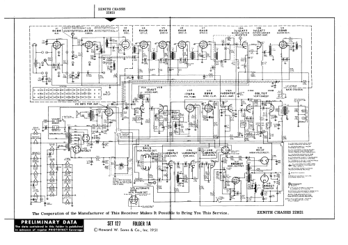 H2241R Ch= 22H21; Zenith Radio Corp.; (ID = 2878340) Televisión