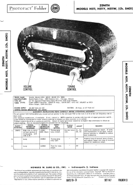 H511 Consoltone Ch= 5H01; Zenith Radio Corp.; (ID = 2962664) Radio