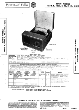 H661E The Carleton Ch= 6H01; Zenith Radio Corp.; (ID = 2866863) Radio