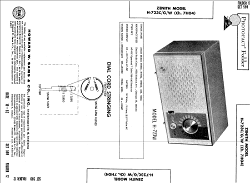 H-723G Ch= 7H04; Zenith Radio Corp.; (ID = 506066) Radio