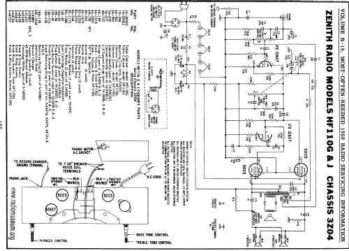 HF110G Ch= 3Z04 R-Player Zenith Radio Corp.; Chicago, IL, build ...