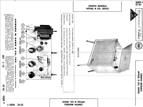 HF116R Ch= 5B20; Zenith Radio Corp.; (ID = 603457) R-Player