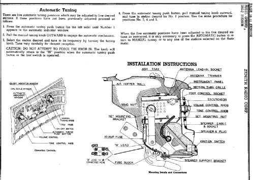 6MH089 Hudson DB 47 ; Zenith Radio Corp.; (ID = 317566) Car Radio