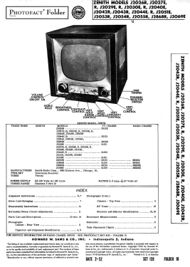 J2027E Ch= 20J21; Zenith Radio Corp.; (ID = 3020188) Television