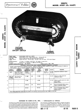 J420T Ch=4J60T; Zenith Radio Corp.; (ID = 3108067) Radio