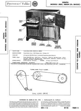 J880R 'Waldorf' Ch= 8H20Z, Cobra-Matic; Zenith Radio Corp.; (ID = 3053985) Radio