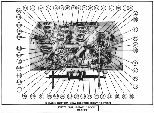 L1083E Ch= 10L20; Zenith Radio Corp.; (ID = 985257) Radio