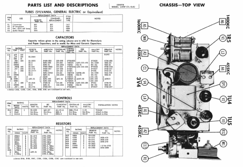 L403F Ch= 4L41; Zenith Radio Corp.; (ID = 985120) Radio