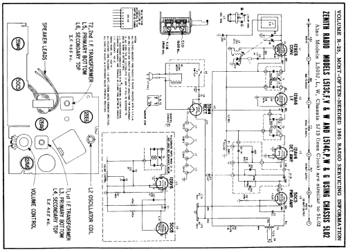 L509J 'Sovereign' Ch= 5J13; Zenith Radio Corp.; (ID = 155972) Radio