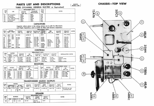 L622F Ch= 6L03; Zenith Radio Corp.; (ID = 985195) Radio