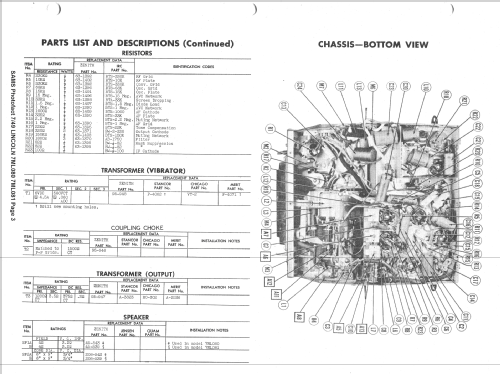 7ML080 Lincoln Ch= 7C80; Zenith Radio Corp.; (ID = 1333340) Car Radio