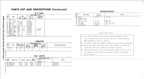 7ML080 Lincoln Ch= 7C80; Zenith Radio Corp.; (ID = 1333341) Car Radio