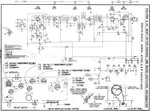 M722L Ch= 6M06; Zenith Radio Corp.; (ID = 156232) Radio