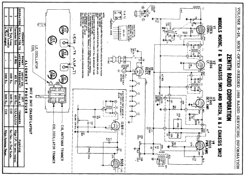 N512A Ch= 5N12; Zenith Radio Corp.; (ID = 157089) Radio