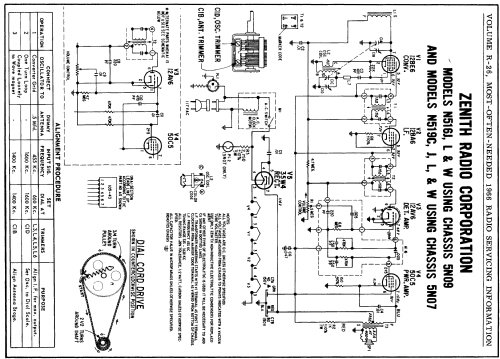 N516L Ch=5N09; Zenith Radio Corp.; (ID = 157098) Radio