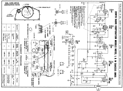 N615W Ch= 6N05; Zenith Radio Corp.; (ID = 157648) Radio