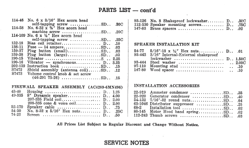 6MN495 Nash Ch=5673; Zenith Radio Corp.; (ID = 314393) Car Radio