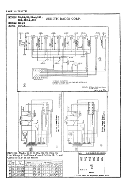 Power Supply ZE-10; Zenith Radio Corp.; (ID = 2982064) Power-S