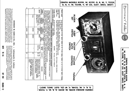 R519R Ch= 5R07; Zenith Radio Corp.; (ID = 2651204) Radio