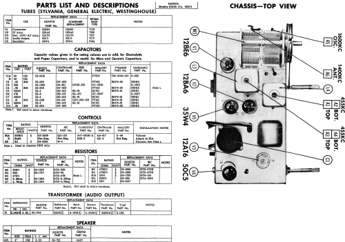 R519R Ch= 5R07; Zenith Radio Corp.; (ID = 680218) Radio