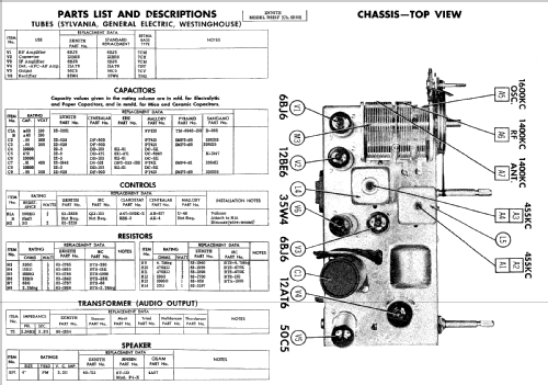 R623F Ch= 6R03; Zenith Radio Corp.; (ID = 506766) Radio