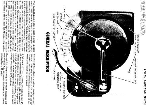 S14036 Cobra-Matic ; Zenith Radio Corp.; (ID = 832084) R-Player