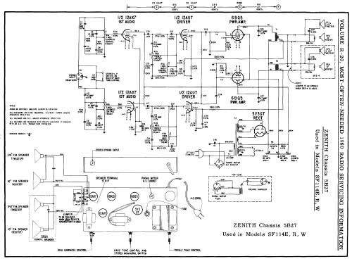 SF114W Ch= 5B27; Zenith Radio Corp.; (ID = 186306) R-Player