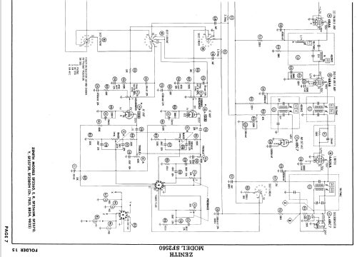 SF2560R Ch= 8B24 + 7B31; Zenith Radio Corp.; (ID = 602969) Radio