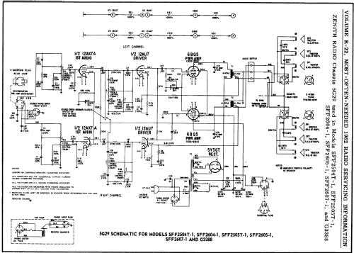 SFF2607-1 Ch= 5G29 R-Player Zenith Radio Corp.; Chicago, IL, build ...