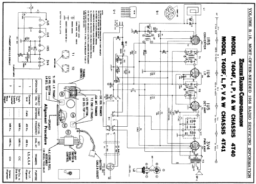 T404F Ch=4T40; Zenith Radio Corp.; (ID = 127859) Radio