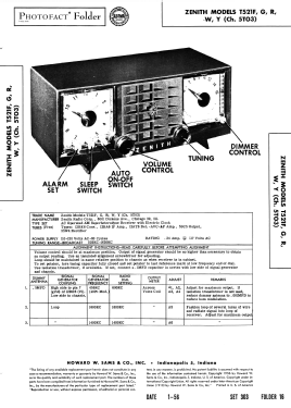 T521F Ch= 5T03; Zenith Radio Corp.; (ID = 2702661) Radio