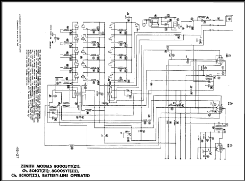 Trans-Oceanic 8G005YTZ2 Ch= 8C40TZ2; Zenith Radio Corp.; (ID = 491022) Radio