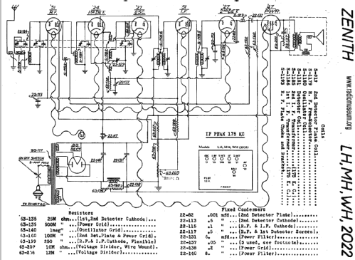 WH Zenette Ch= 2022; Zenith Radio Corp.; (ID = 20943) Radio