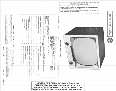 X2264RQU Ch= 19X22QU; Zenith Radio Corp.; (ID = 2225244) Television