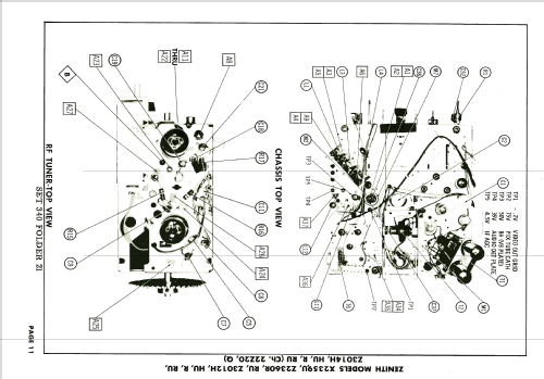 X2359U Ch= 22Z20U; Zenith Radio Corp.; (ID = 2040107) Television