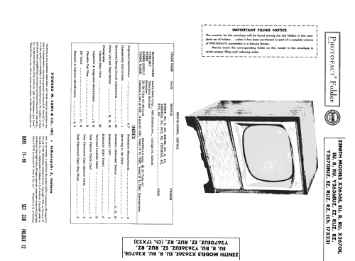 X2636EU Ch= 17X23U; Zenith Radio Corp.; (ID = 2004875) Television