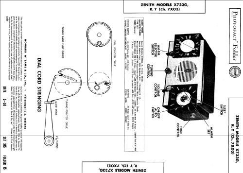 X733G Ch=7X03; Zenith Radio Corp.; (ID = 506481) Radio