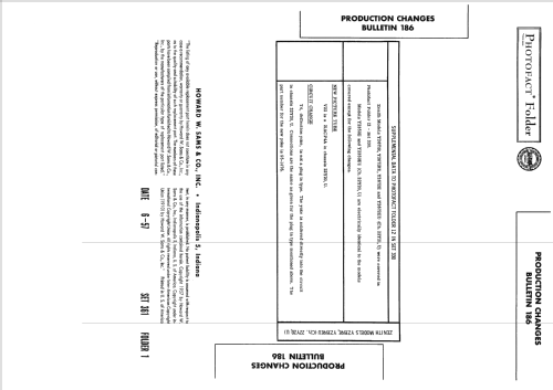 Y2359E Ch= 22Y20; Zenith Radio Corp.; (ID = 2382061) Television