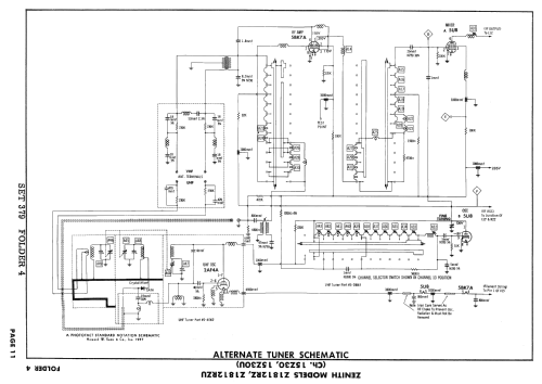 Z1812RZ Ch= 15Z30; Zenith Radio Corp.; (ID = 2474882) Television