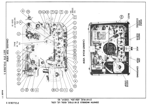 Z1817GZ Ch= 15Z31; Zenith Radio Corp.; (ID = 2461507) Television