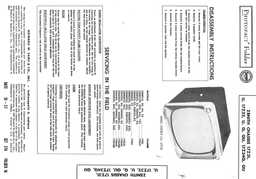 Z2223RZ Ch= 17Z31; Zenith Radio Corp.; (ID = 2450695) Television