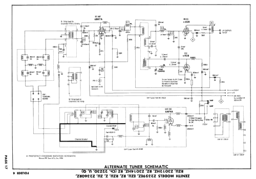 Z2359EZ Ch= 22Z30; Zenith Radio Corp.; (ID = 2497352) Television