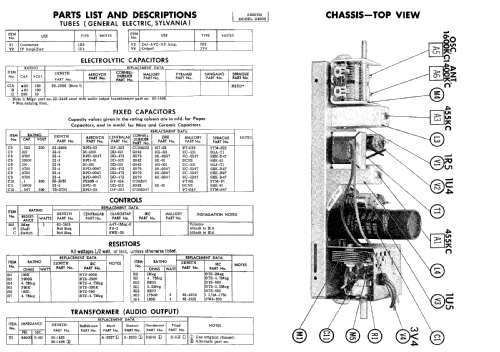 Z400B Carnival Ch= 4Z40; Zenith Radio Corp.; (ID = 506226) Radio