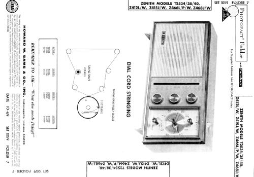 Z468J ; Zenith Radio Corp.; (ID = 2699550) Radio