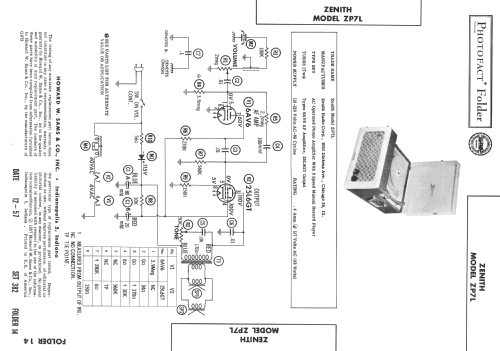 ZP7L ; Zenith Radio Corp.; (ID = 2491980) R-Player