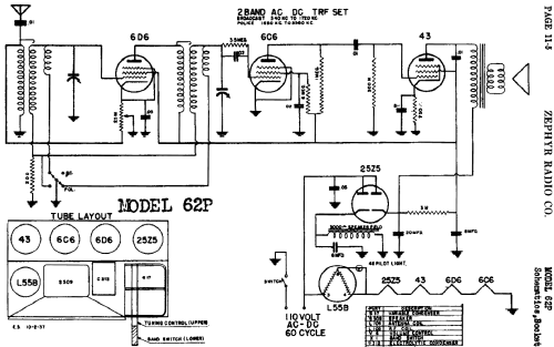 62P ; Zephyr Radio Co.; (ID = 487192) Radio