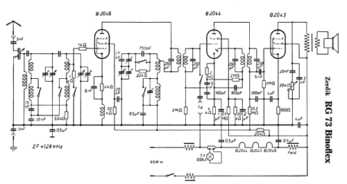 Binoflex RG73; Zerdik; Wien (ID = 280207) Radio