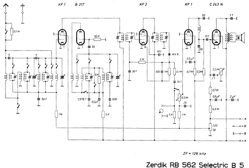 Selectric B5 RB562; Zerdik; Wien (ID = 2030998) Radio